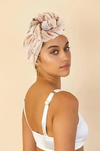 GERINLY Yengil sharflar Moda gullari ayollar paxta ro'mol O'rash Sharf Bosh ro'mol Kuz sovg'asi - 3