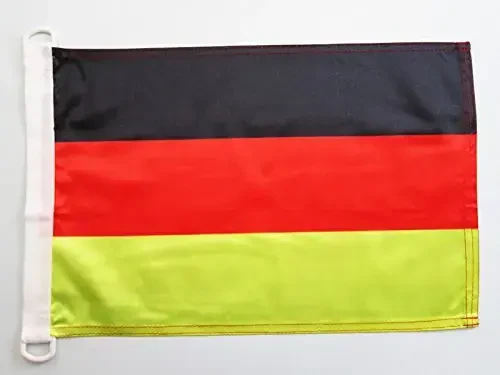 Germany NAUTICAL Flag 18'' x 12'' - German flags 30 x 45 cm. - Banner 12x18 in for boat - AZ FLAG - 1