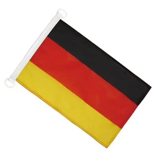 Germany NAUTICAL Flag 18'' x 12'' - German flags 30 x 45 cm. - Banner 12x18 in for boat - AZ FLAG - 2