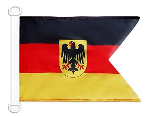 Germany Naval Ensign NAUTICAL Flag 18'' x 12'' - German War flags 30 x 45 cm. - Banner 12x18 in for boat - AZ FLAG - 1