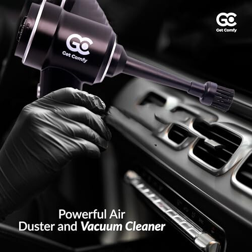 Get Comfy Handheld Car Vacuum Cleaner Cordless - High Power Mini Portable Wireless Car Vacuum Cleaner & Blower - Rechargeable and Powerful Suction with Charging Dock & Carry Bag - 2