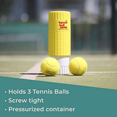 Gexco Tennis Ball Saver - Pressurized Tennis Ball Storage That Keeps Balls Bouncing Like New - 3