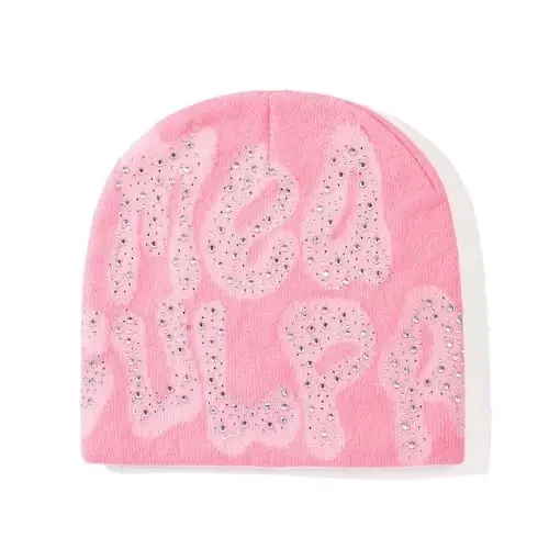 GFLPO MEA Culpa Beanie Y2k Beanie Women Beanies Y2k Hat Graphic Beanies Winter Hat Knit Skull Cap Knitted Cap Y2k Accessories - 1