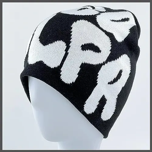 GFLPO MEA Culpa Beanie Y2k Beanie Women Beanie Y2k Hat Graphic Beanie Winter Hat Knit Skull Cap Knitted Cap Y2k Accessories - GFLPO (1)