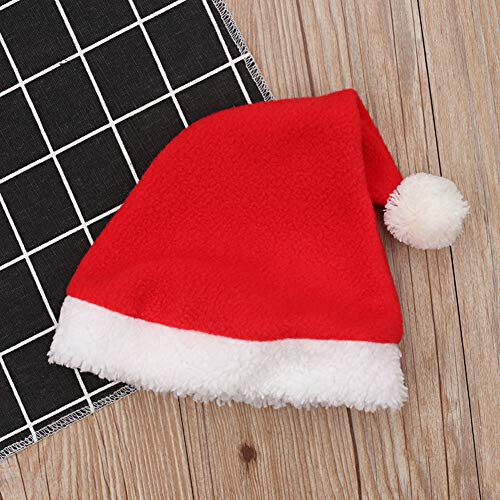 ggudd Baby Boys Christmas Coats Tops+Pants+Hat+Socks 4 Pieces Santa Clothes Sets - 6