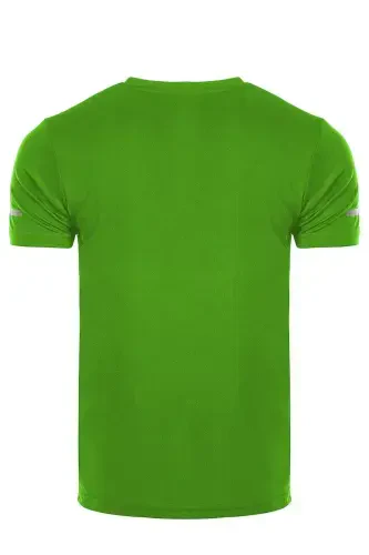 Ghassy Co. Erkak Namlikni Yutuvchi Tez Qurituvchi Atletik Texnik Ishlash Sport Futbolka-MINT YASHIL - 3