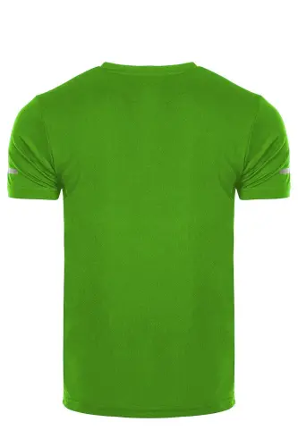Ghassy Co. Erkak Namlikni Yutuvchi Tez Qurituvchi Atletik Texnik Ishlash Sport Futbolka-MINT YASHIL - 3