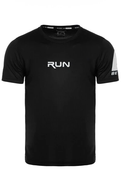 Ghassy Co. Erkek Nem Emici Hızlı Kuruma Performans Running Spor T-shirt-SİYAH - GHASSY CO (1)