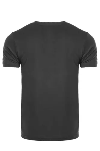 Ghassy Co. Erkek Nem Emici Hızlı Kuruma Performans Running Spor T-shirt - FÜME - 3