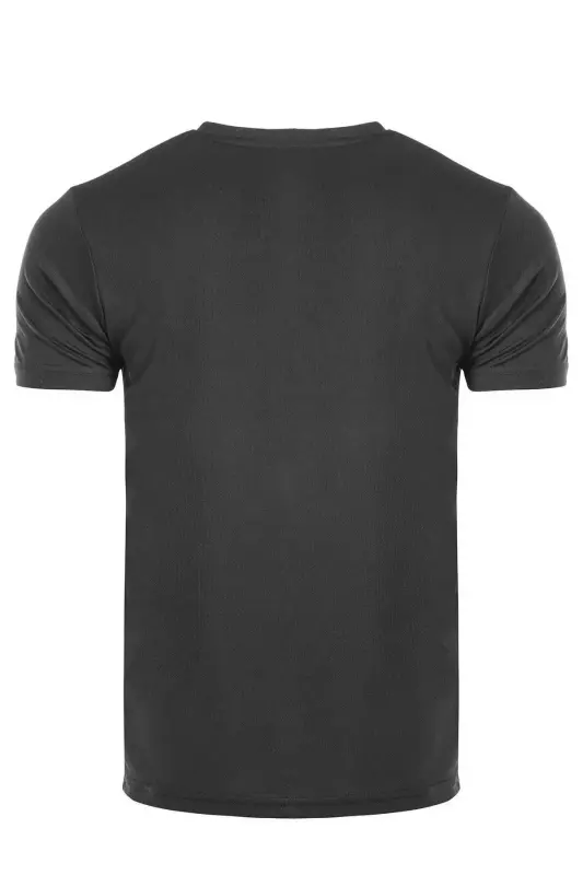 Ghassy Co. Erkek Nem Emici Hızlı Kuruma Performans Running Spor T-shirt - FÜME - 3