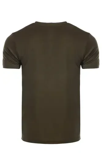 Ghassy Co. Men's Moisture Wicking Quick Dry Performance Running Sports T-shirt-KHAKI - 3