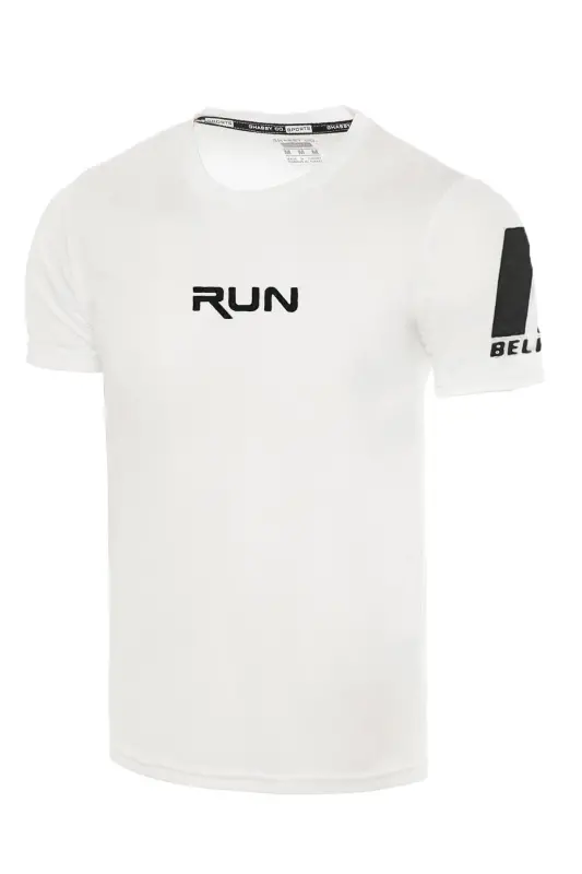Ghassy Co. Men's Moisture Wicking Quick Dry Performance Running Sports T-shirt-WHITE - GHASSY CO