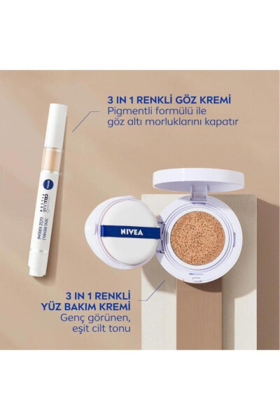 Gialuron Cellular Filler 3 ta 1 da Rangli Ochqir Tonli Ko'zga Mo'ljallangan Krem 4 ml, Ko'z Ostidan Yashirish Vositasi - 7