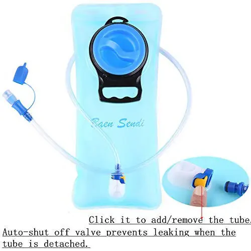 Гидрационный пакет Baen Sendi с 2-литровым рюкзаком для воды - Отлично подходит для активного отдыха, бега, походов, кемпинга, велоспорта, лыжного спорта - 6