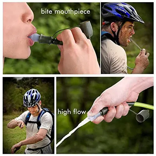 Гидрационный пакет Baen Sendi с 2-литровым рюкзаком для воды - Отлично подходит для активного отдыха, бега, походов, кемпинга, велоспорта, лыжного спорта - 7