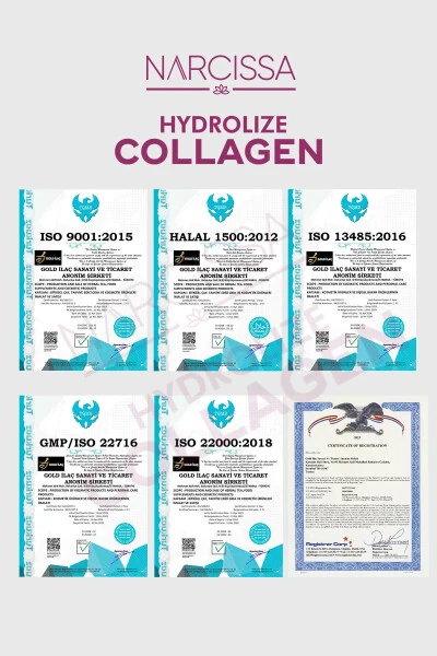 Gidrolangan Kollagen - 100% Sof Dengiz Kollageni, Gidrolangan Peptidlar Saqlovchi Suyuq Kollagen 400ML - 14