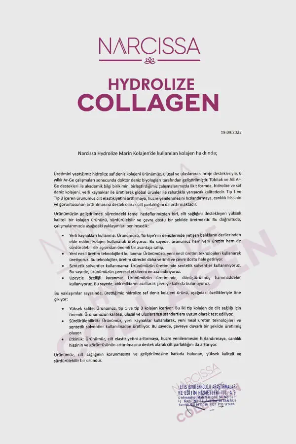 Gidrolizlangan Kollagen - 100% Sof To'ng'iz Kollageni, Gidrolizlangan Peptidlarni O'z Ichiga Olgan Suyuq Kollagen 400ML - 5