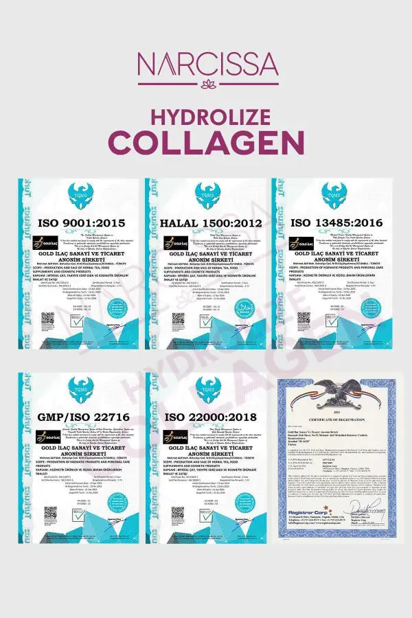 Gidrolizlangan Kollagen - 100% Sof To'ng'iz Kollageni, Gidrolizlangan Peptidlarni O'z Ichiga Olgan Suyuq Kollagen 400ML - 7