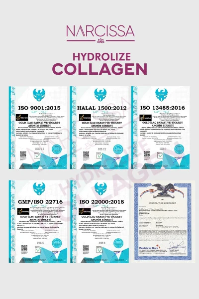 Gidrolizlangan Kollagen - 100% Sof To'ng'iz Kollageni, Gidrolizlangan Peptidlarni O'z Ichiga Olgan Suyuq Kollagen 400ML - 14