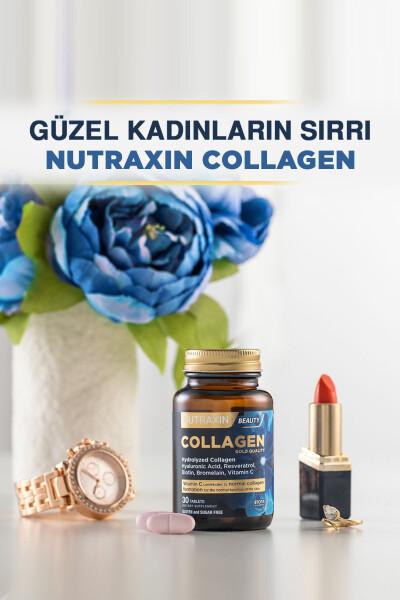 Гидролизованный коллаген 30 таблеток Тип 1 Тип 3 - NUTRAXIN (1)