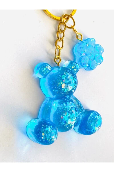 GIFT KEYCHAIN WITH BLUE BEAR - 4