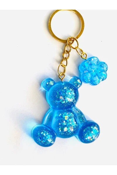 GIFT KEYCHAIN WITH BLUE BEAR - 5