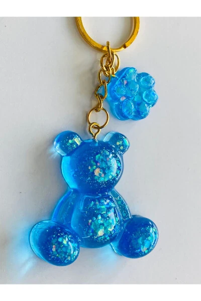 GIFT KEYCHAIN WITH BLUE BEAR - 6