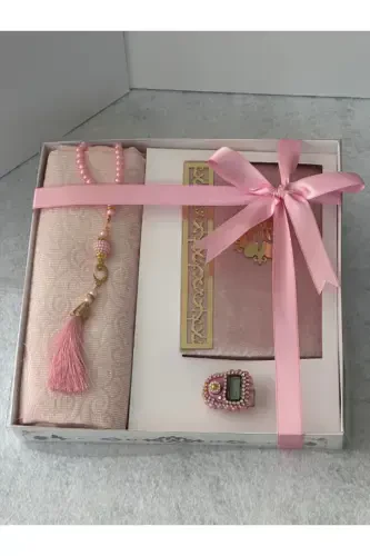 gift prayer rug set-pink - 7
