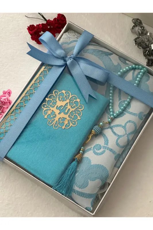 Gift Prayer Set 3 Pieces Water Green Color - Water green - MARKAPOLIN