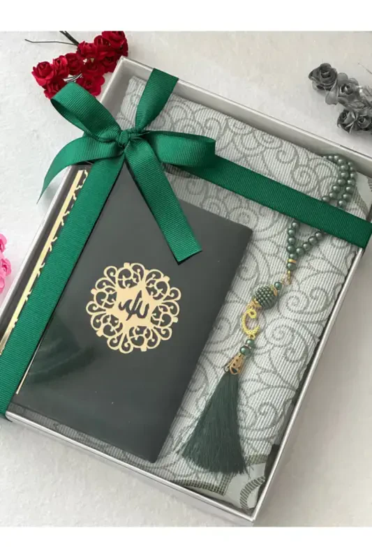 Gift Prayer Set Green Color-Green - MARKAPOLIN