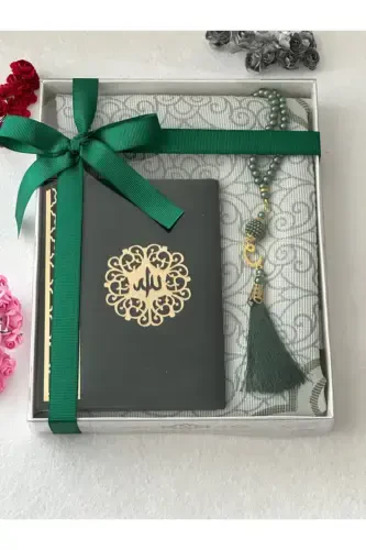 Gift Prayer Set Green Color-Green - 5