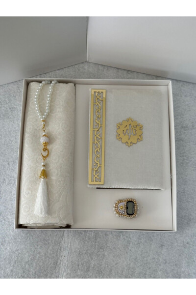 Gift set with prayer beads and a prayer counter. - 1