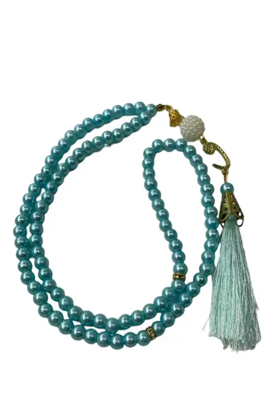 Gift Stone Dhikr Counter and Rosary Set Boxed-turquoise - 2
