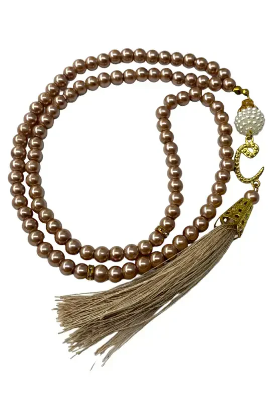 Gift Stone Prayer Beads and Rosary Set Boxed-gold - 2