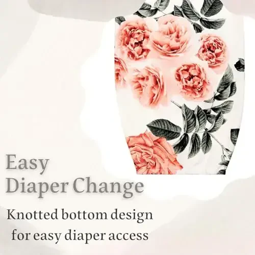 Giggle Angel Yangi tug'ilgan chaqaloq uchun uyqu libosi va shapka Tugunli ko'ylak tunlik Uyga kelish Kiyimlar Chaqaloq qiz uchun 2 qismli to'plam - 5