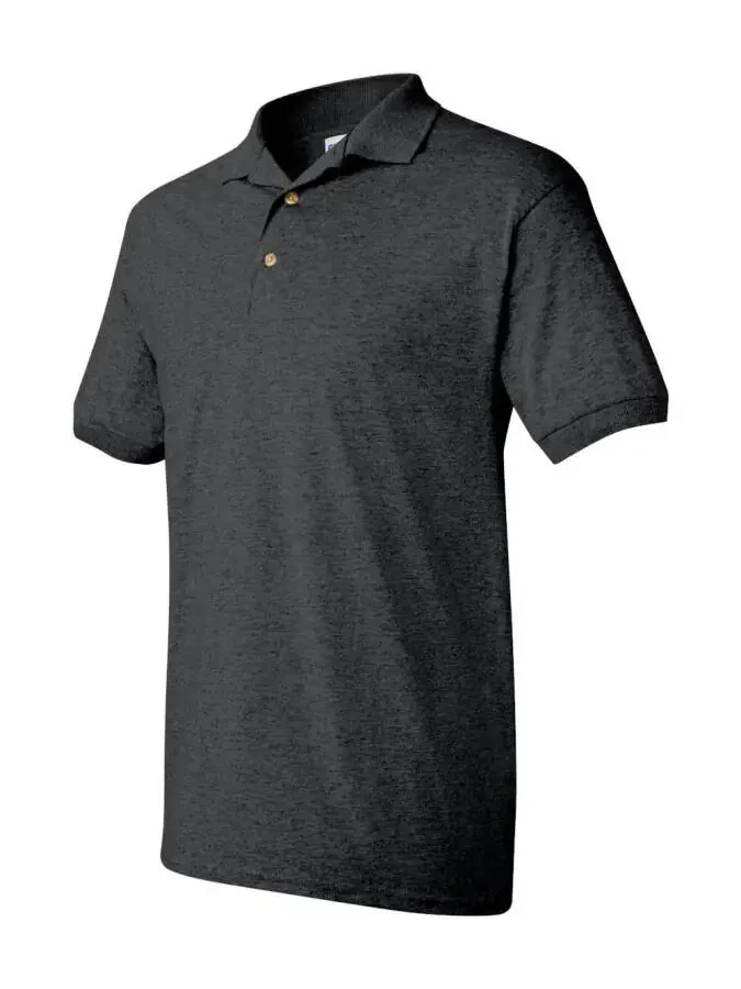 Gildan - DryBlend Jersey Polo - 8800 - Dark Heather - Size: 4XL- - 1