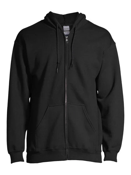 Gildan Unisex Heavy Blend Fleece Full Zip Hooded Sweatshirt, S dan 3XL gachagachagacha - GILDAN