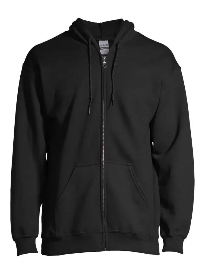 Gildan Unisex Heavy Blend Fleece Full Zip Hooded Sweatshirt, S dan 3XL gachagachagacha - 1