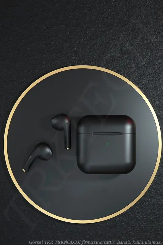 G'ilof sovg'asi bilan qora Pro 5 Plus Premium A sifatli Bluetooth 5.3 versiyasi Bluetooth quloqchinlari-qora - 4