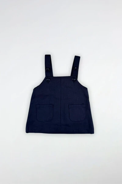 Gilosli naqshli ko'ylakli bog'bon chaqaloq libos - 4