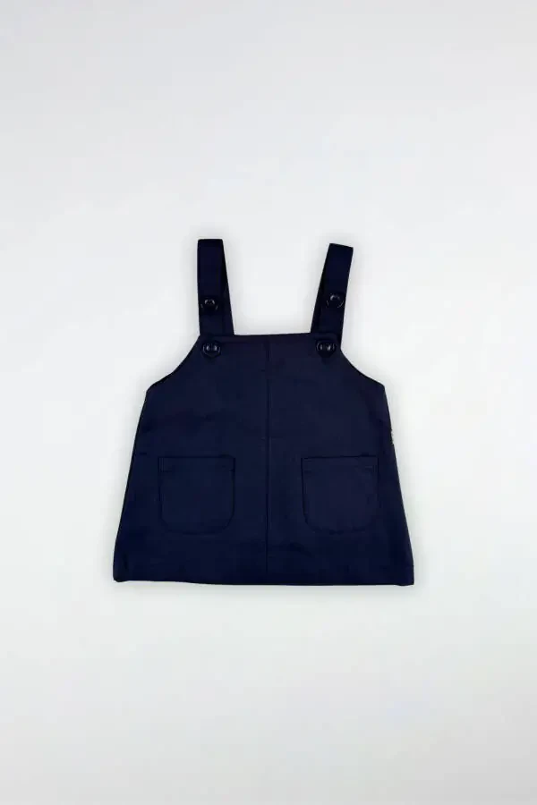 Gilosli naqshli ko'ylakli bog'bon chaqaloq libos - 4