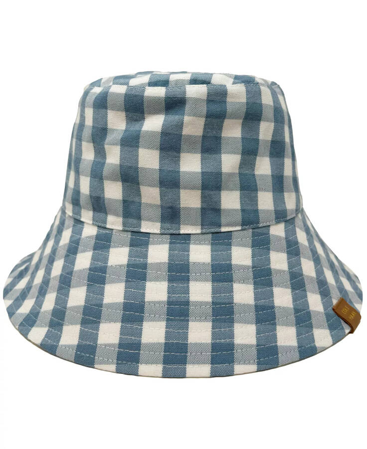 Gingham Reversible Bucket Hat Heather Gingham - 1