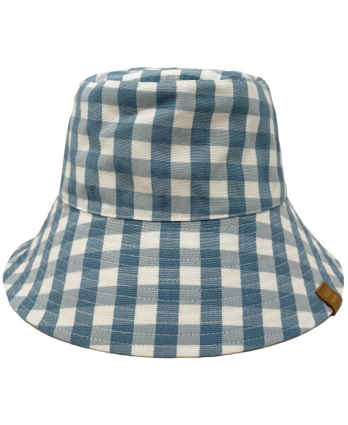 Gingham Ters Yüz Edilebilir Kovboy Şapkası Heather Gingham - 1