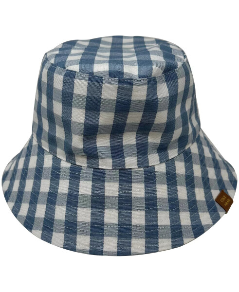 Gingham Ters Yüz Edilebilir Kovboy Şapkası Heather Gingham - 2