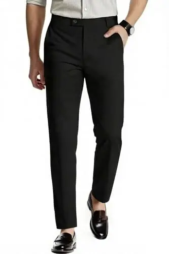GINGTTO erkaklar ko'ylagi Slim Fit Stretch erkaklar uchun rasmiy shimlar - GINGTTO