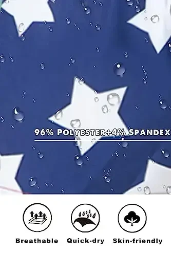 GINGTTO erkaklar plyaj shortilari mesh astarli cho'milish kostyumlari - 3