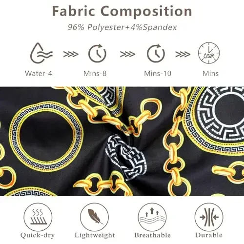 GINGTTO Erkaklar plyaj shortlari to'rli astarli cho'milish kostyumlari - 4