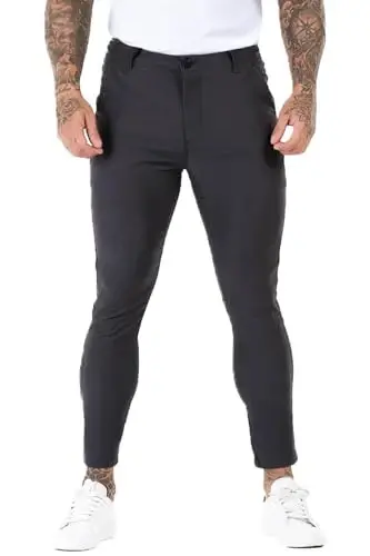GINGTTO Mens Dress Pants Slim Fit Chino Pants for Men Formal 