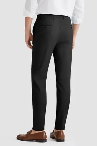 GINGTTO Mens Dress Pants Slim Fit Stretch Chino Pants for Men - 2