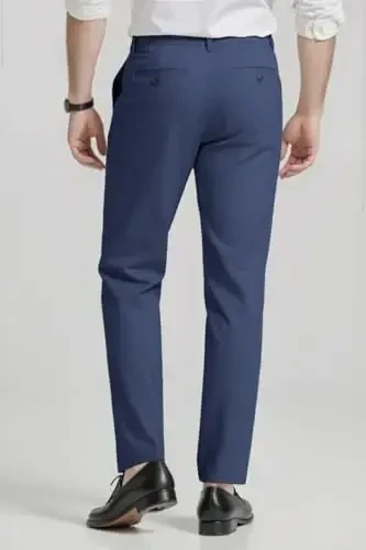 GINGTTO Mens Dress Pants Slim Fit Stretch Formal Pants for Men - 4